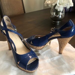 Franco Sarto Brand New Blue Heels
